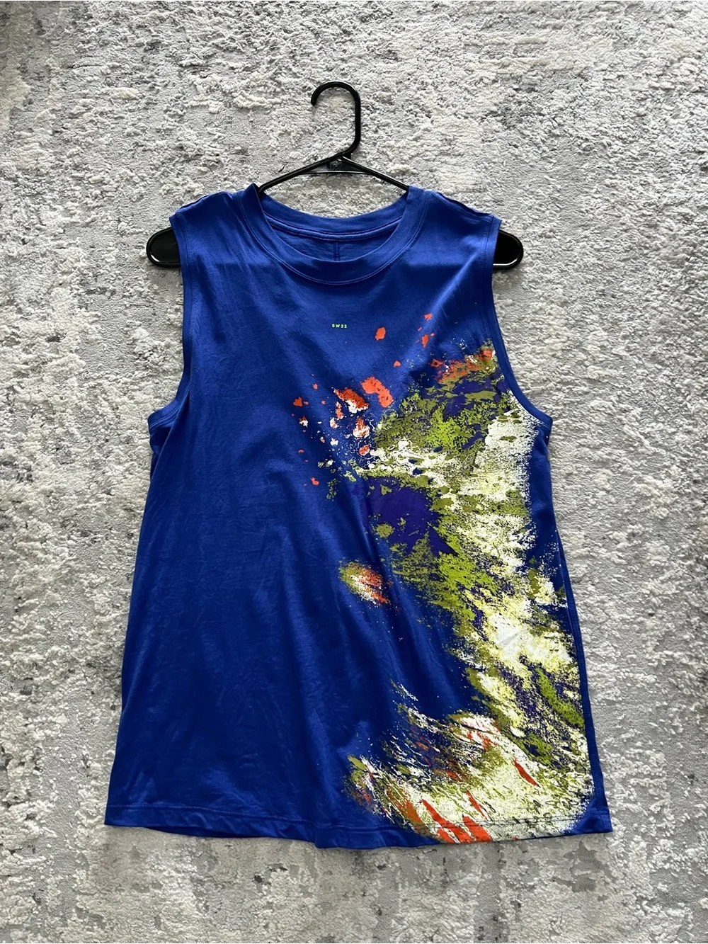 EUC lululemon blue Seaweeze all yours tank size 6